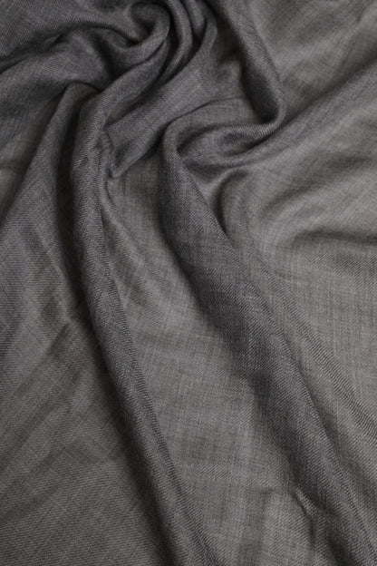 Dolce & Gabbana Gray Logo Print Neck Warmer Wrap Shawl Scarf