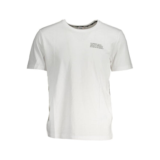 Fila White Cotton T-Shirt