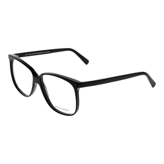 Andy Wolf Black Unisex Glasses Frame