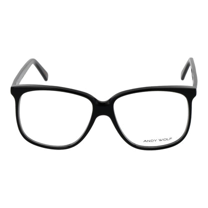 Andy Wolf Black Unisex Glasses Frame