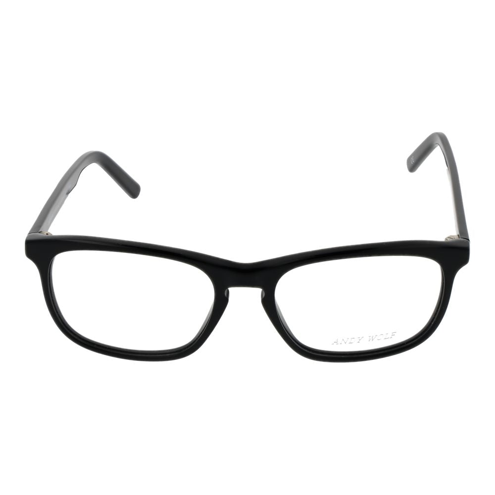 Andy Wolf Black Unisex Glasses Frame