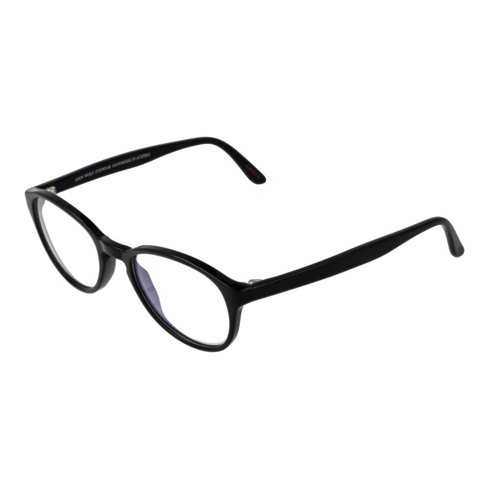 Andy Wolf Black Unisex Glasses Frame