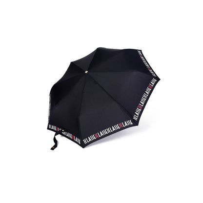Alviero Martini Prima Classe Black Nylon Umbrella