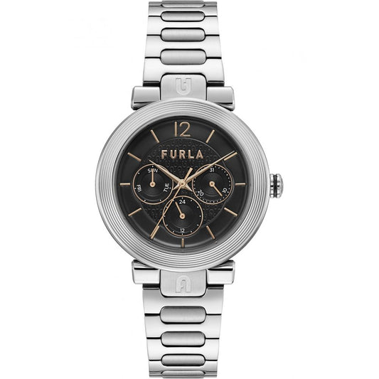 Furla Gray Stainless Steel Watch