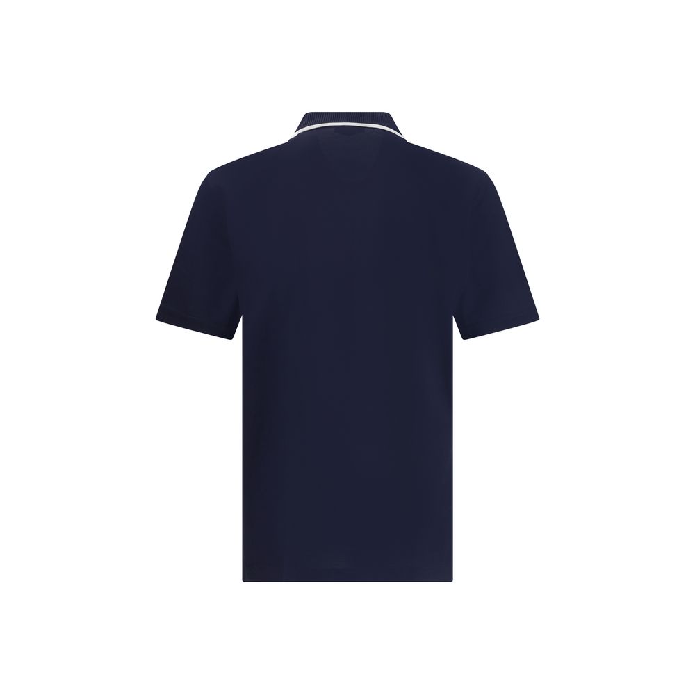 Ferragamo Zip Polo Shirt
