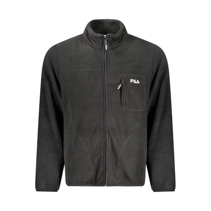 Fila Black Polyester Men Jacket