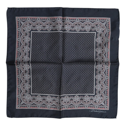 Dolce & Gabbana Multicolor Fantasy Silk Square Foulard Scarf