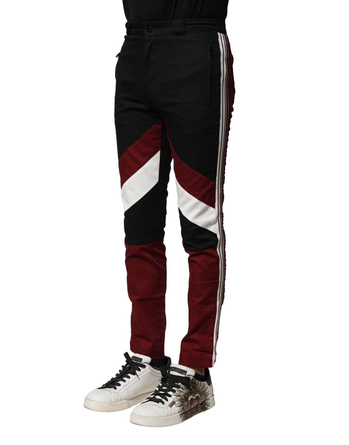 Dolce & Gabbana Multicolor Cotton Jogger Men Pants