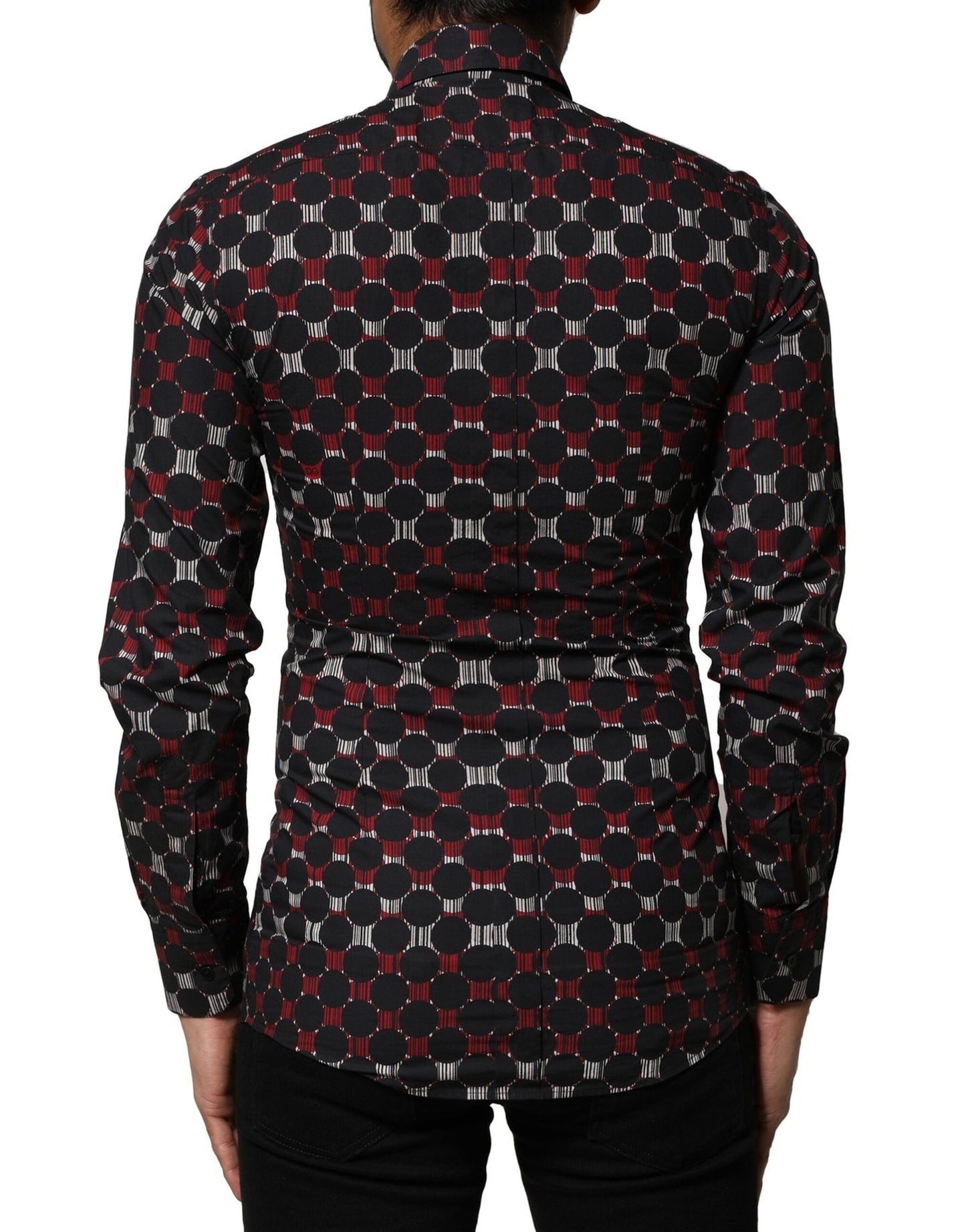 Dolce & Gabbana Multicolor Cotton GOLD Long Sleeves Shirt