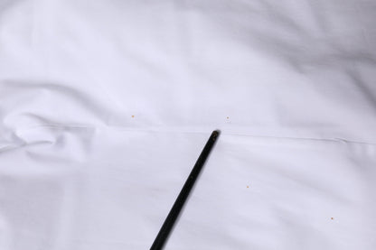 Dolce & Gabbana White Cotton Collared Long Sleeves Shirt Top