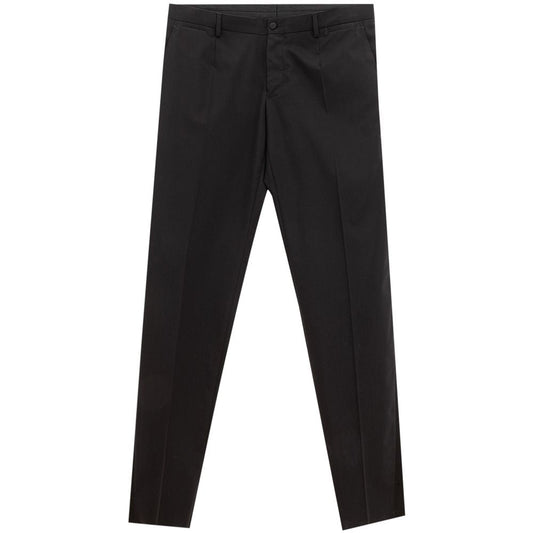 Dolce & Gabbana Black Wool Pant