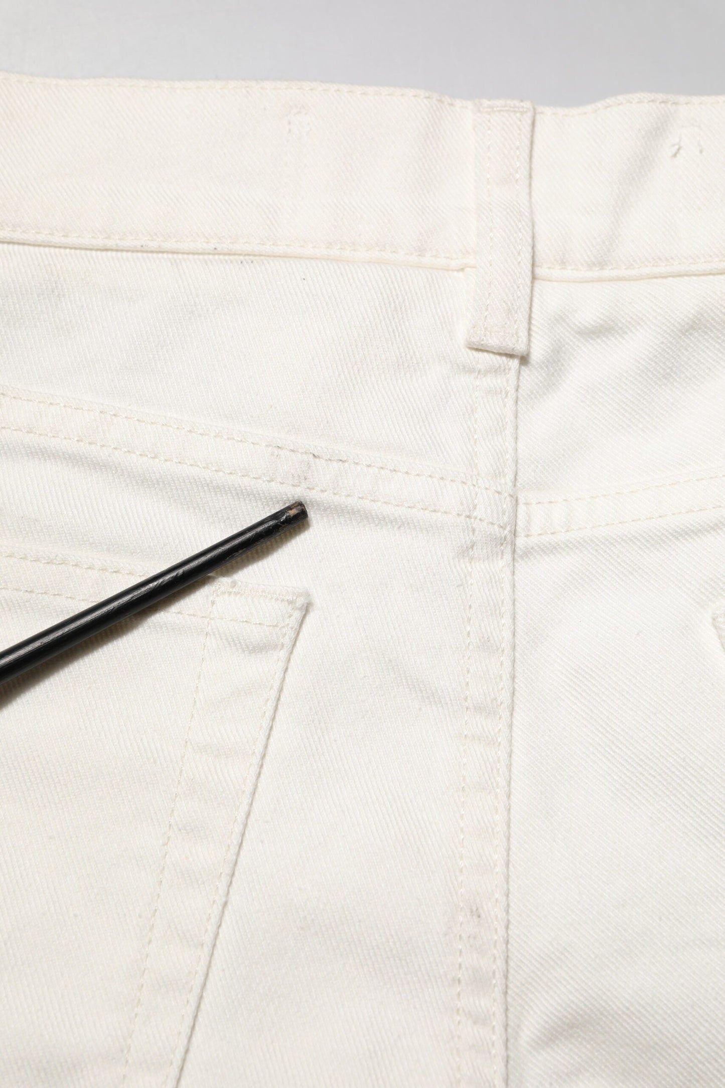 Dolce & Gabbana White Cotton Skinny Men Denim Jeans