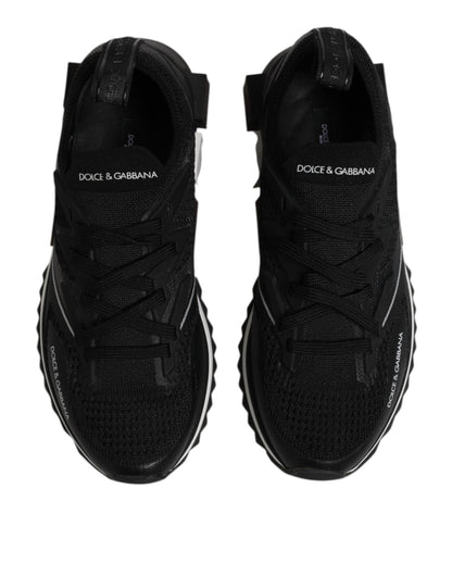 Dolce & Gabbana Black SORRENTO Sport Stretch Sneakers Shoes