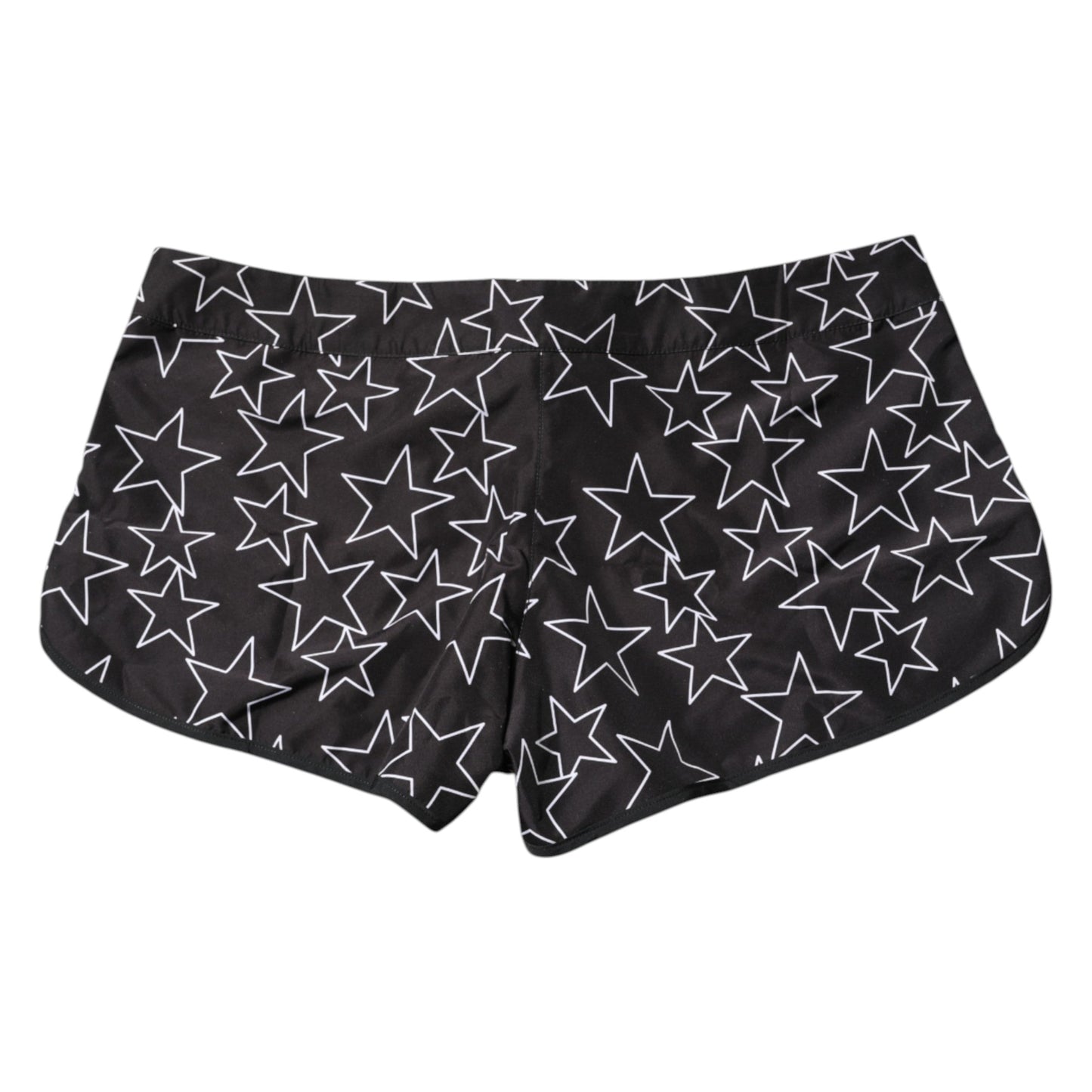 Dolce & Gabbana Black Star Print Beachwear Shorts Swimwear