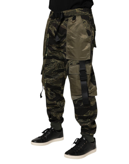 Dolce & Gabbana Multicolor Cargo Camouflage Pants