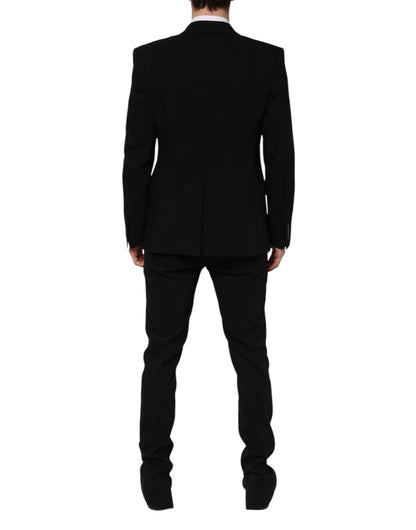 Dolce & Gabbana Black MARTINI Single Breasted 2 Piece Suit