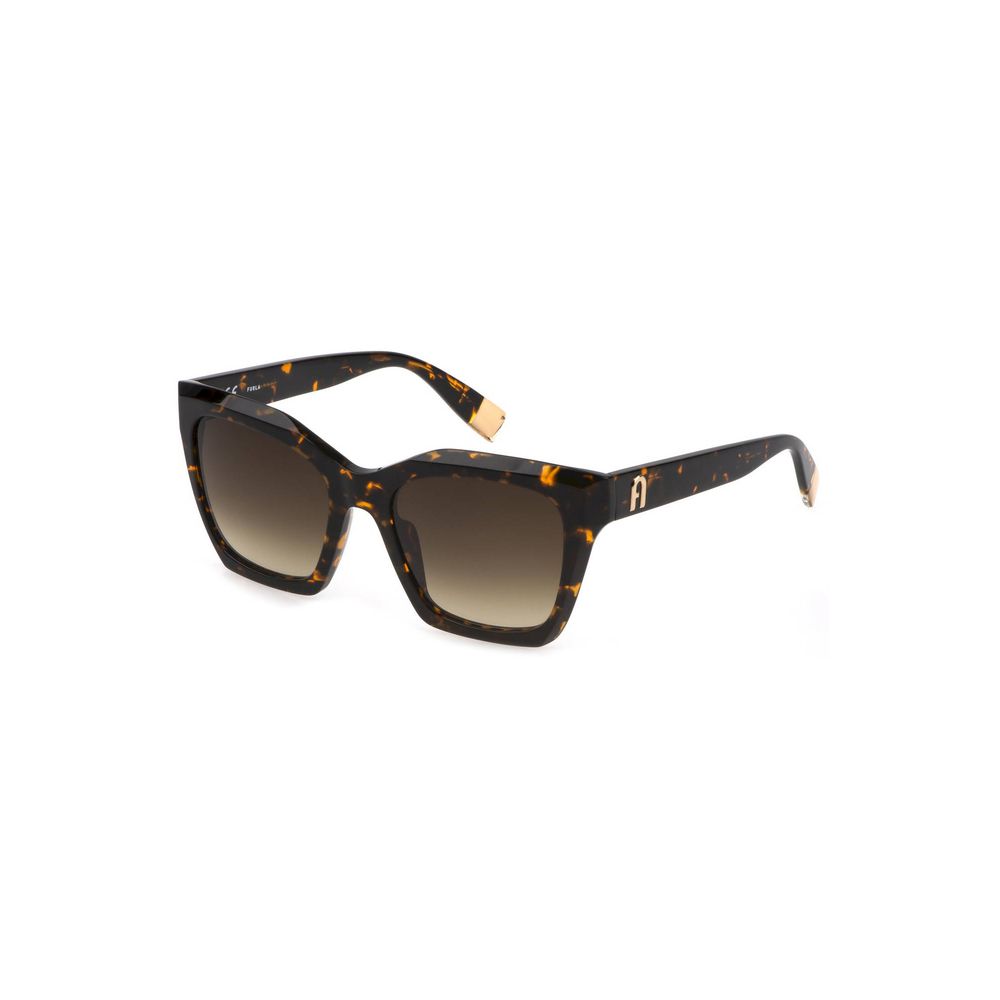 Furla Brown Acetate Women Sunglass