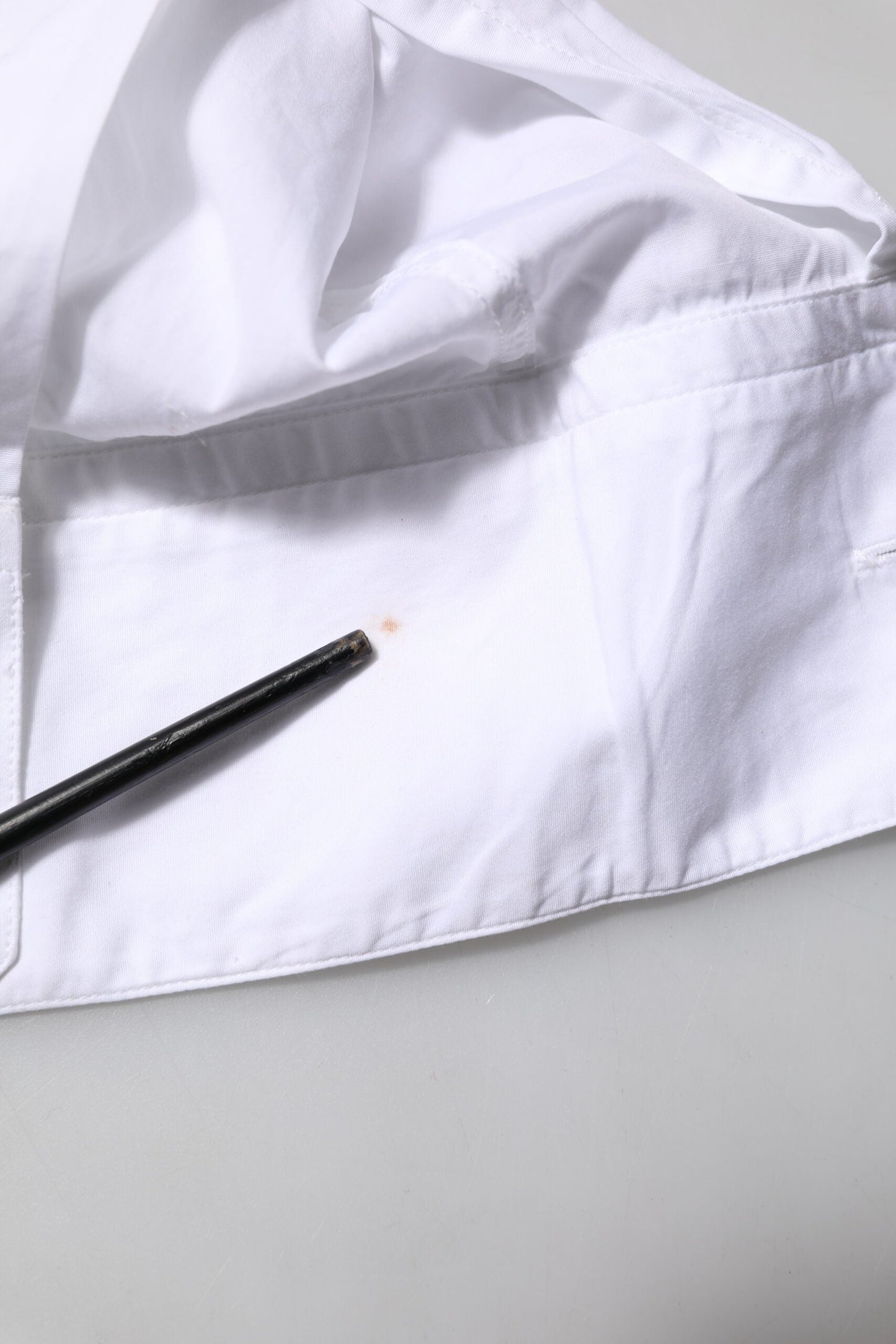 Dolce & Gabbana White Cotton Long Sleeves GOLD Formal Shirt