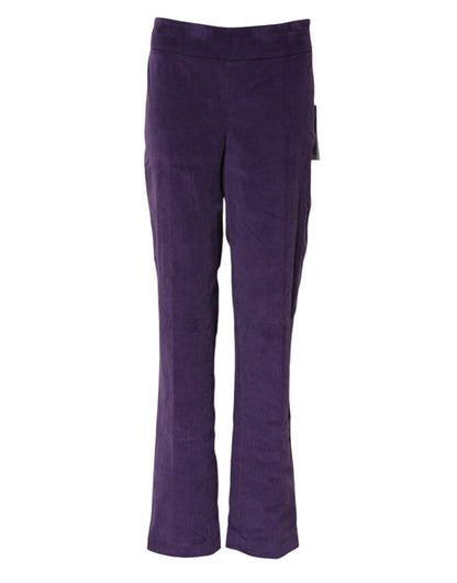 BENCIVENGA Purple High Waisted Flared Pants