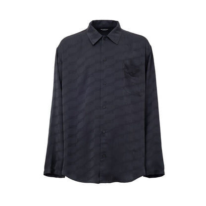 Balenciaga Gray Viscose Shirt