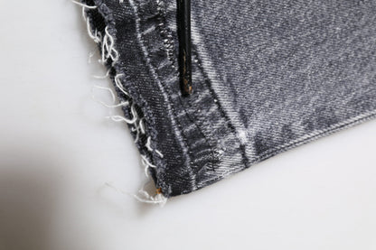 Dolce & Gabbana Gray Cotton Skinny Denim Trouser Jeans