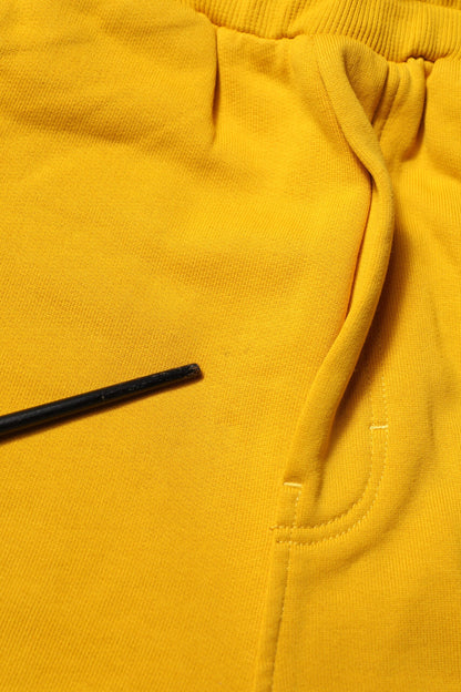 Dolce & Gabbana Yellow Cotton Sweatpant Jogger Trouser Pants