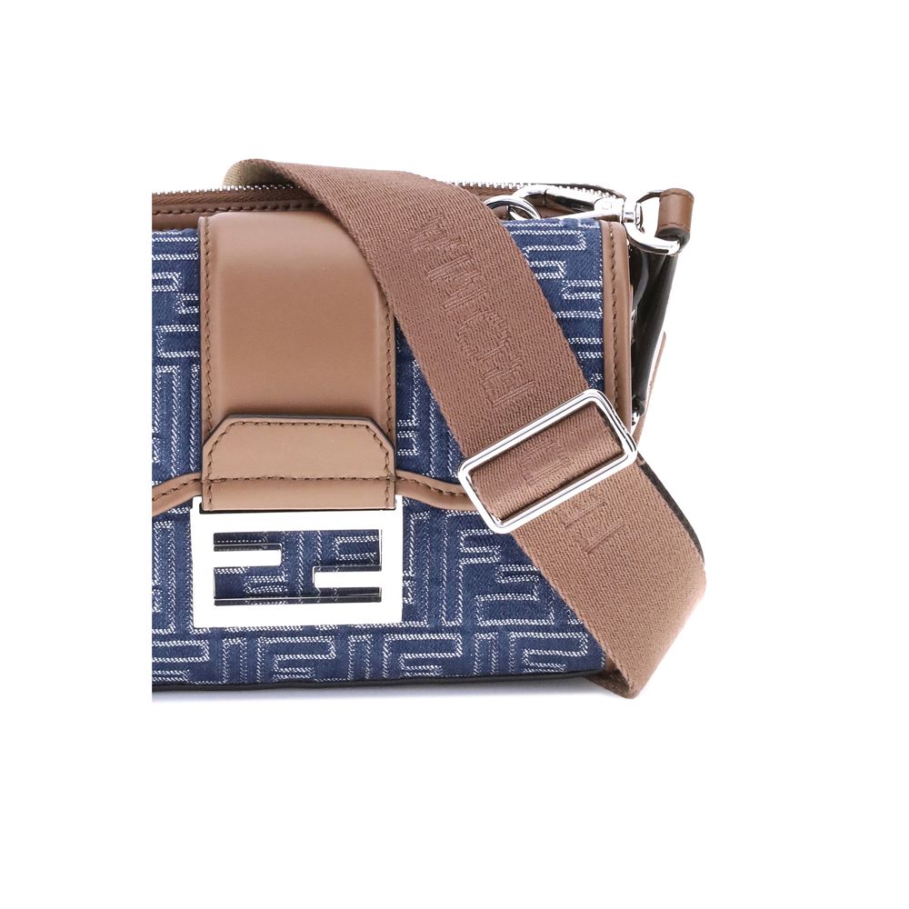 Fendi Baguette denim Shoulder Bag