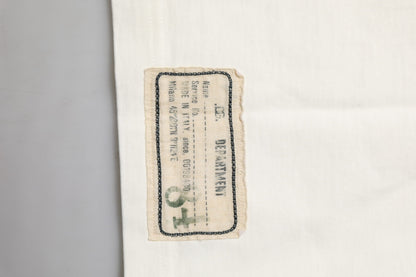 Dolce & Gabbana White Love Peace Cotton Men Crew Neck T-shirt