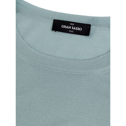 Gran Sasso Blue Cashmere Sweater