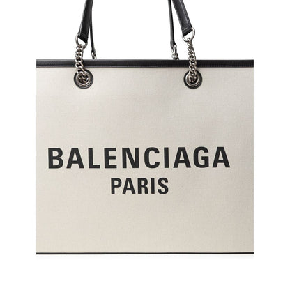Balenciaga Gray Cotton Tote Bag