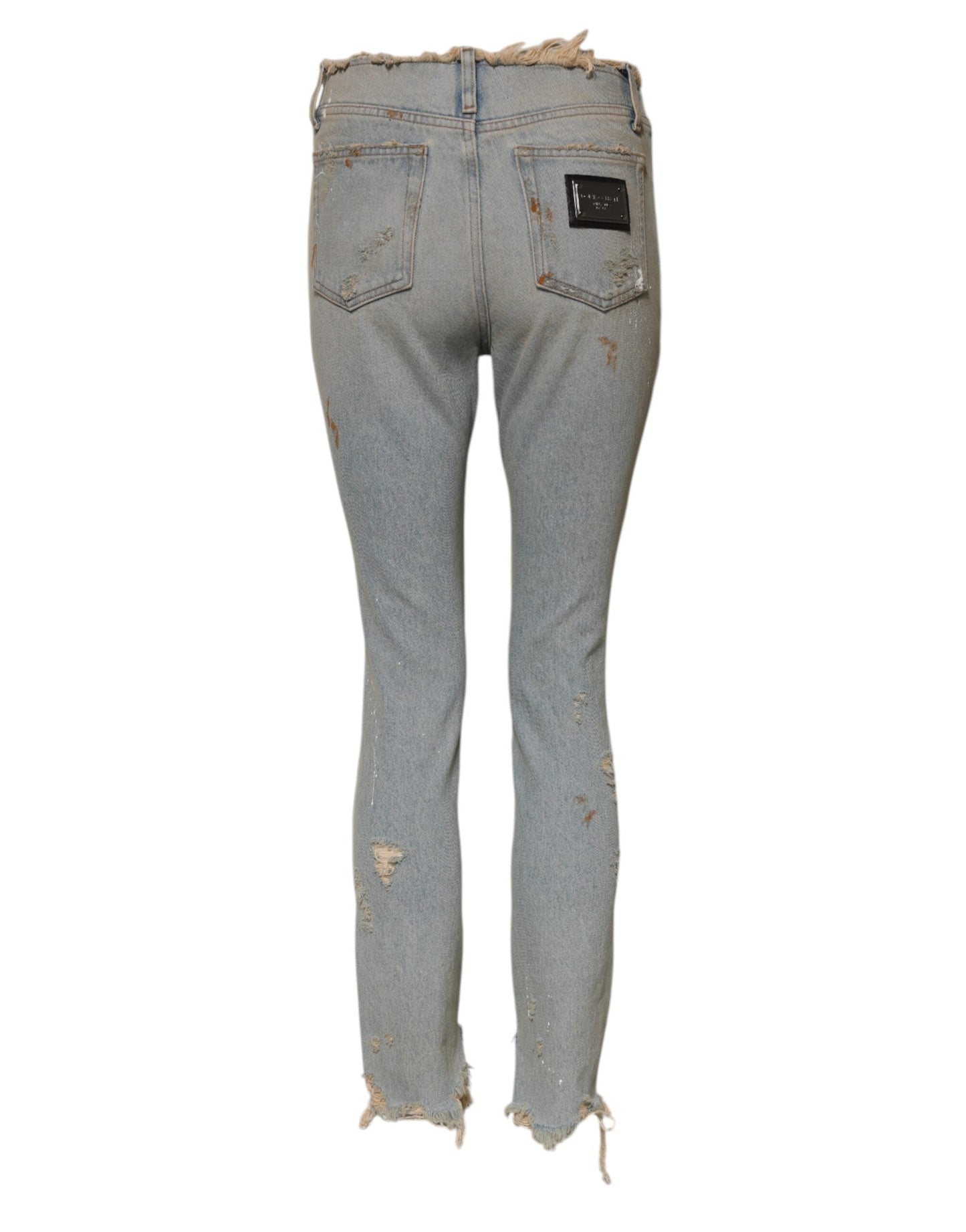 Dolce & Gabbana Light Blue High Waist Skinny Denim Jeans