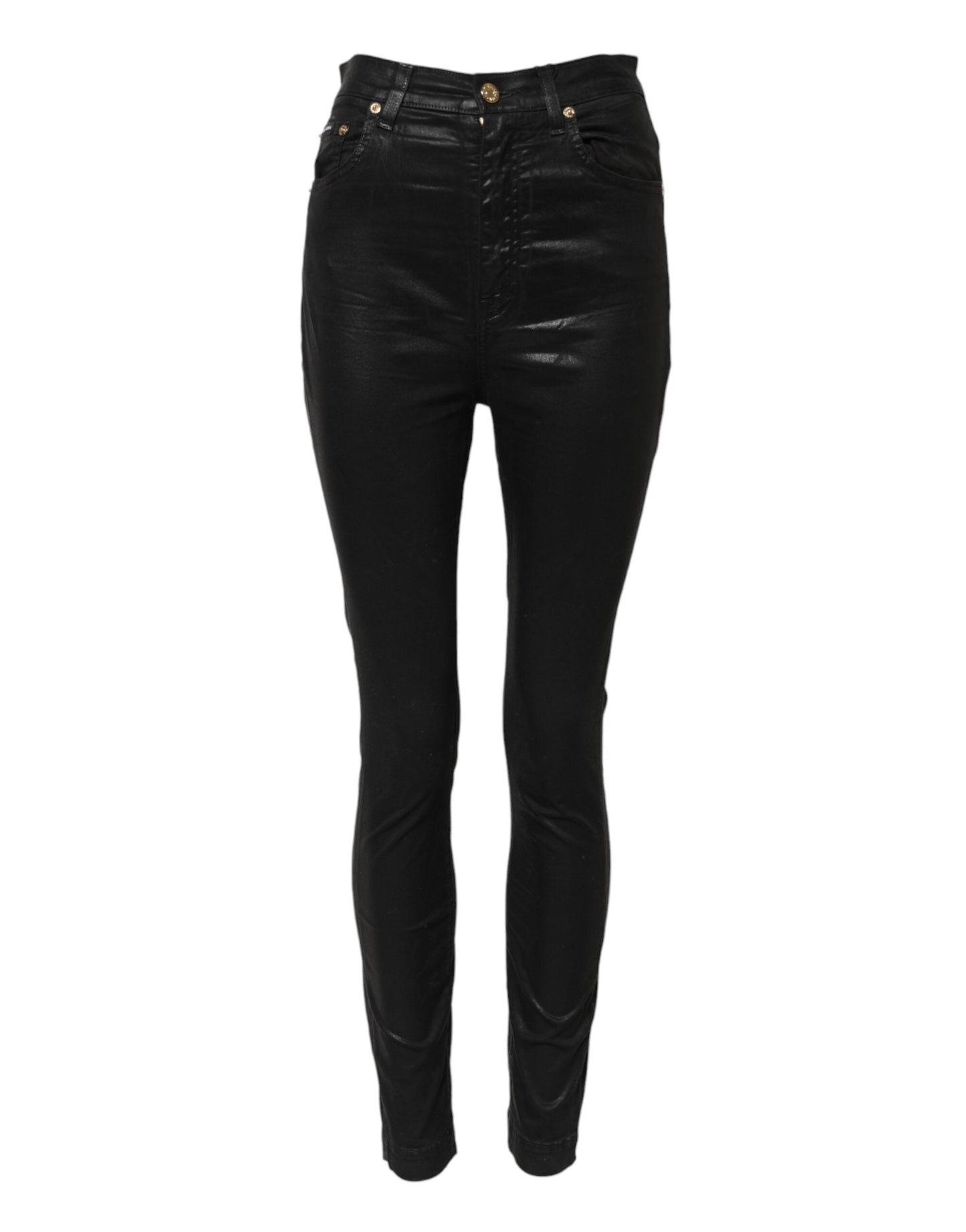 Dolce & Gabbana Black GRACE High Waist Skinny Denim Jeans