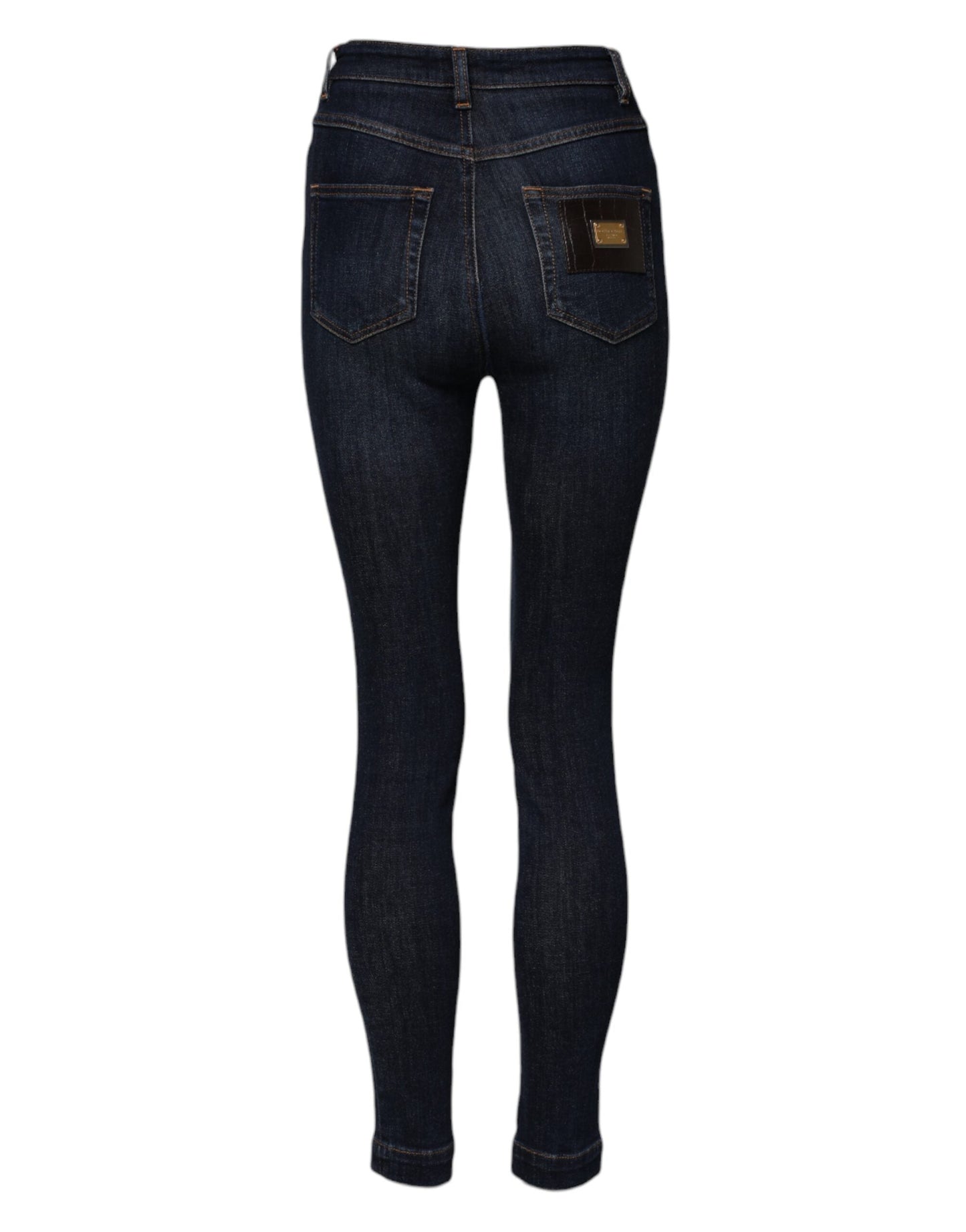 Dolce & Gabbana Blue GRACE High Waist Skinny Denim Jeans