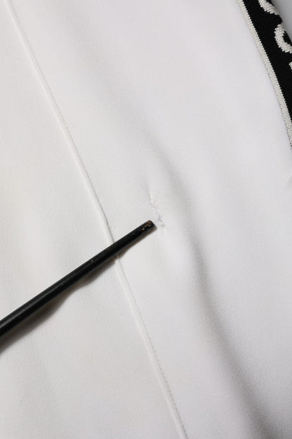 Dolce & Gabbana White Viscose Jogger Sweatpants Pants