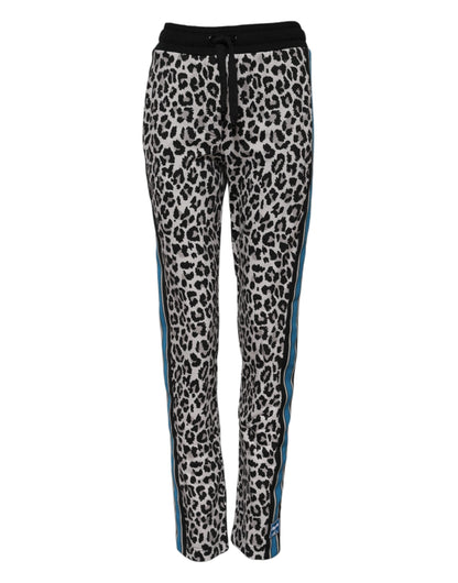 Dolce & Gabbana Multicolor Leopard #DGMillennials Jogger Pants