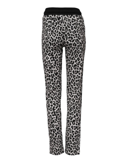 Dolce & Gabbana Multicolor Leopard #DGMillennials Jogger Pants