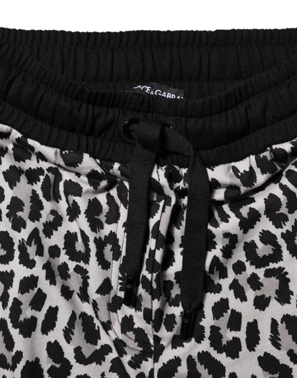 Dolce & Gabbana Multicolor Leopard #DGMillennials Jogger Pants