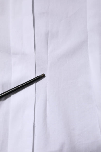 Dolce & Gabbana White Cotton Long Sleeves Collared Shirt Top