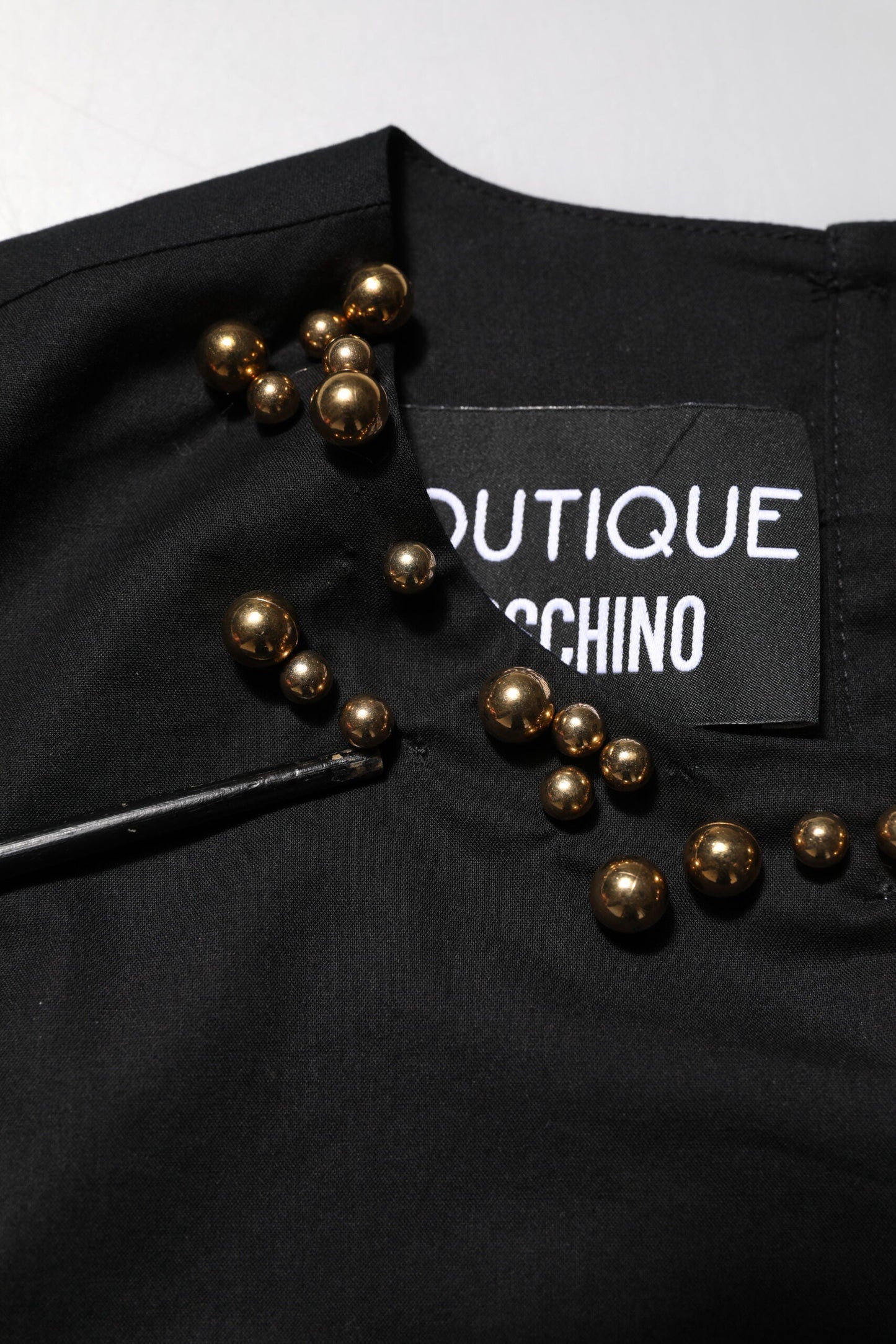 Boutique Moschino Black Cotton Sleeveless Women Tank T-shirt