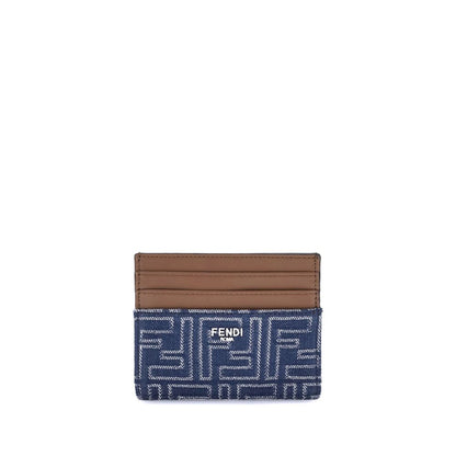 Fendi Denim Card Holder