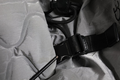 Dolce & Gabbana Gray Milano Print Drawstring Travel Backpack Bag