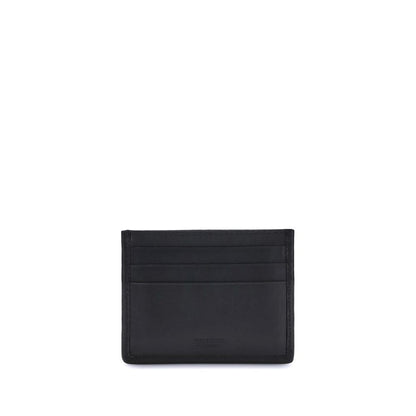 Ferragamo Woven Gancini Card Holder