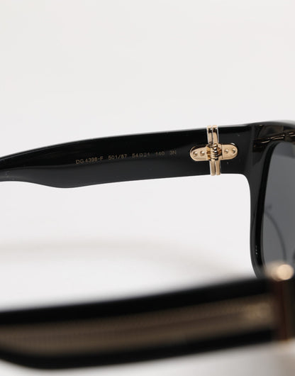 Dolce & Gabbana Black Square Acetate Frame DG4398-F Eyewear Sunglasses