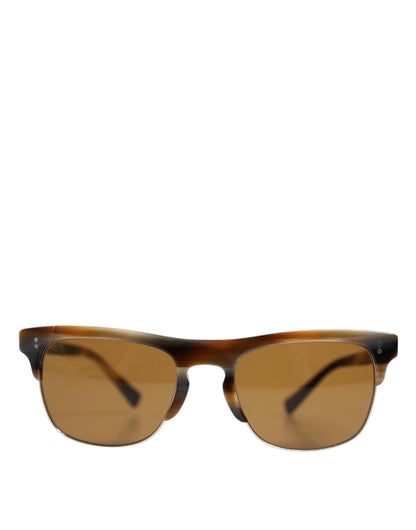 Dolce & Gabbana Brown Striped Acetate Square DG4305 Eyewear Sunglasses