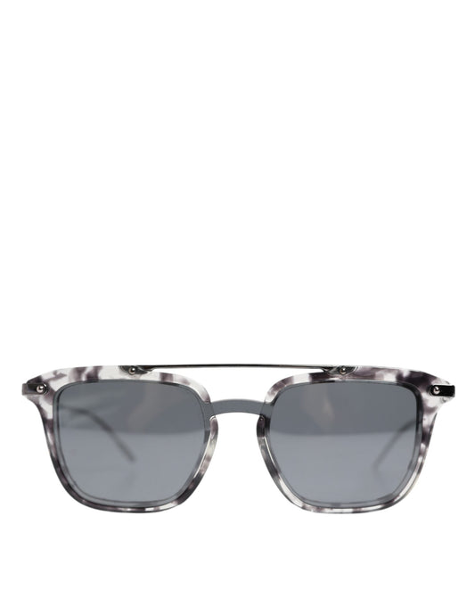Dolce & Gabbana Gray Havana Acetate Square DG4327 Eyewear Sunglasses