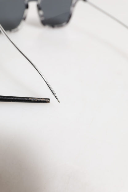 Dolce & Gabbana Gray Havana Acetate Square DG4327 Eyewear Sunglasses