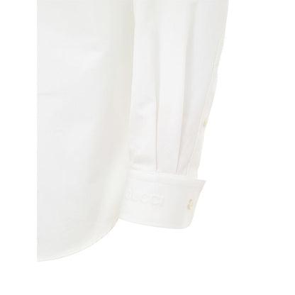 Gucci White Cotton Shirt