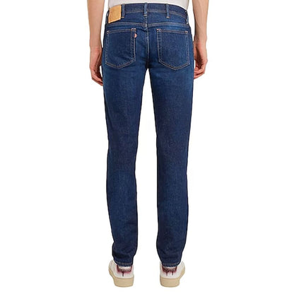 Acne Studios River Dark Blue Cotton Denim Jeans