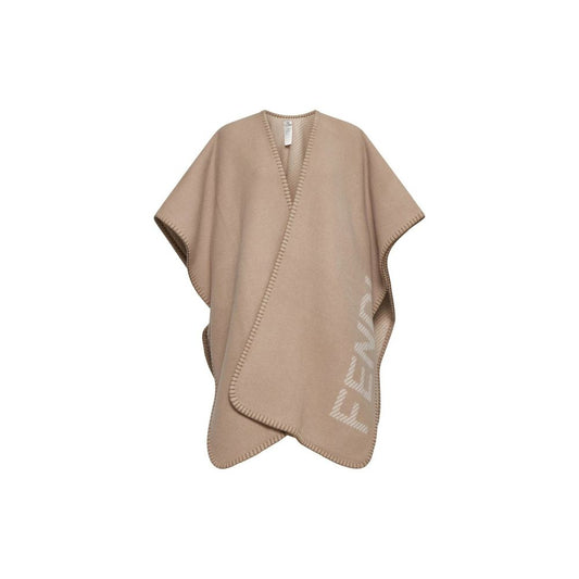 Fendi Wool And Cashmere Poncho