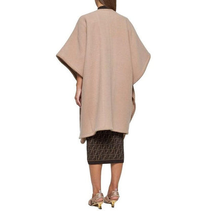 Fendi Wool And Cashmere Poncho